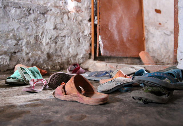 The Shahbad Dairy Slum: Shoes