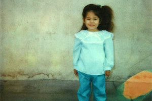 Photo of Tina as a child