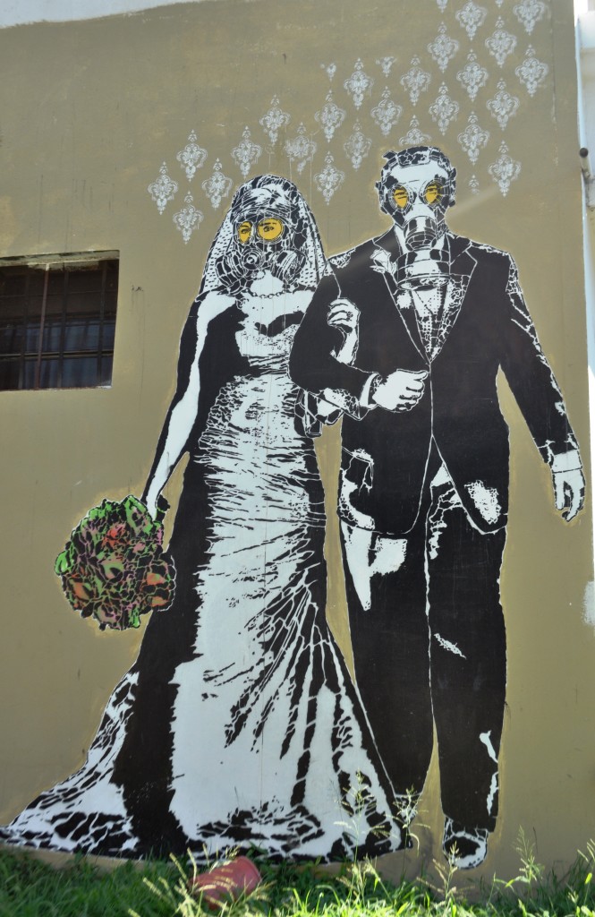 In the Buenos Aires neighborhood of La Boca, I spotted this mural by the graffiti artist Stencil Land. It perfectly captured my mixed feelings about marriage.