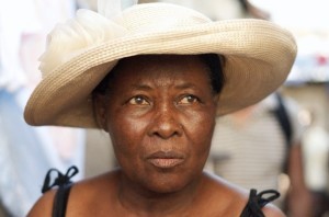 Madam Bwa, a traditional birth attendant in Shada, Haiti.