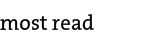 most read articles