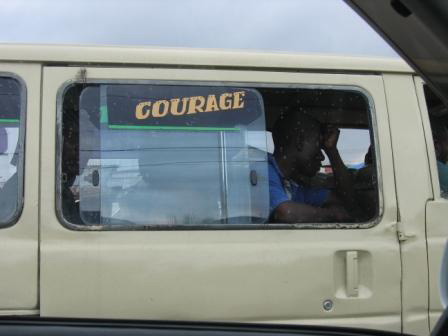 Courage, the thread that holds together the fabric of life in Haiti.