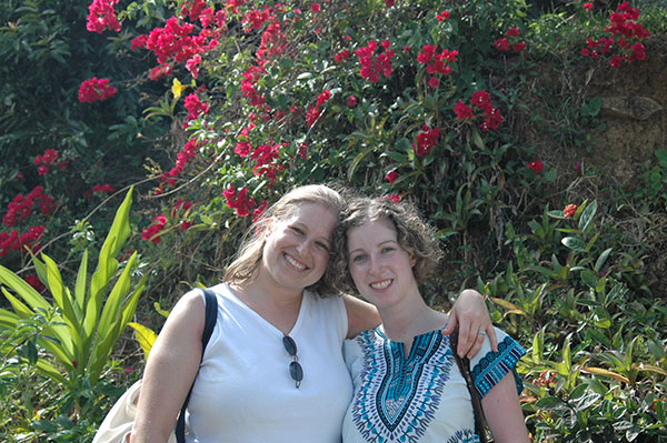 Rachel Van Thyn and her sister in St. Thomas