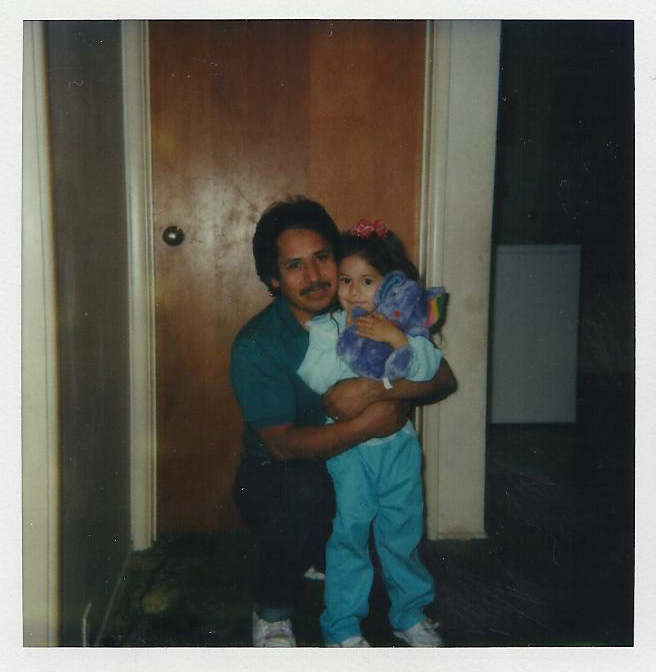photo of Tina and her dad