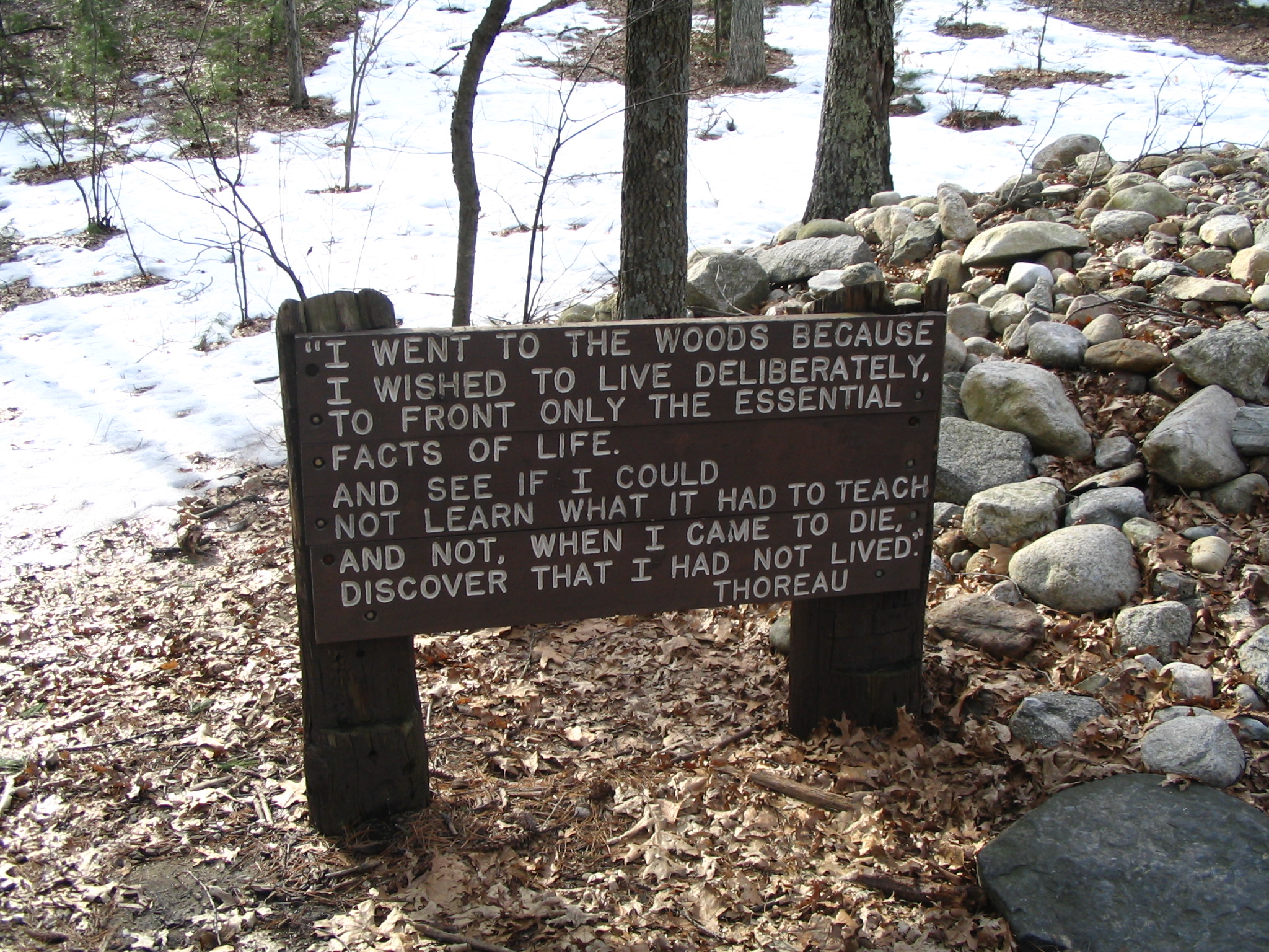Thoreau sign